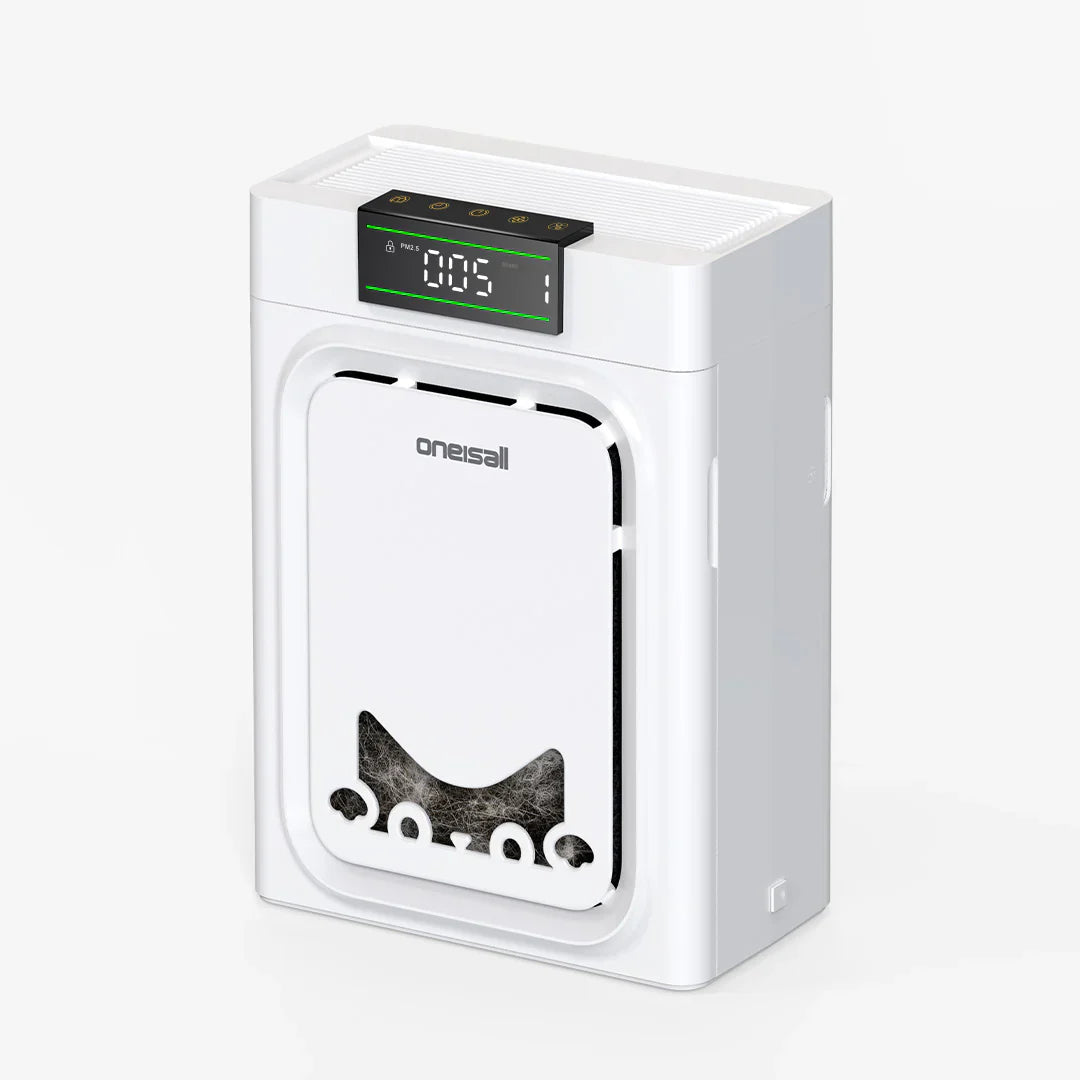 Oneisall Air Purifier for Homes with Pets, Dual-Side Intake